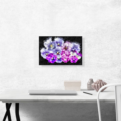 Purple Flowers Home decor