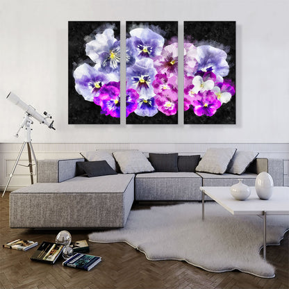 Purple Flowers Home decor