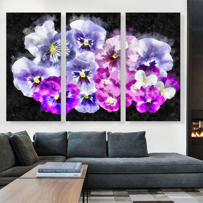 Purple Flowers Home decor