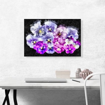 Purple Flowers Home decor