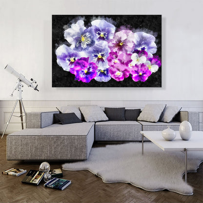 Purple Flowers Home decor