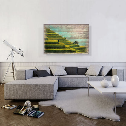 Rice Fields Modern Art Home decor