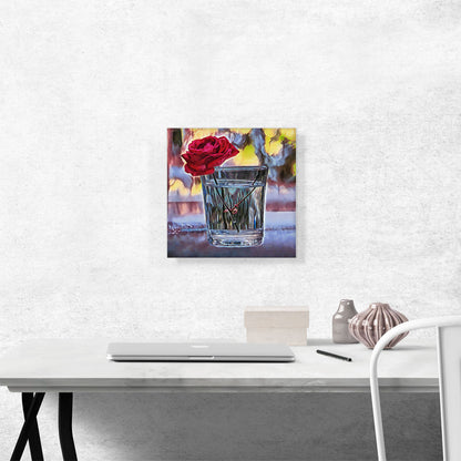 Rose Flower Drink Home decor