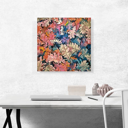 Tree Leaves Home Decor Square