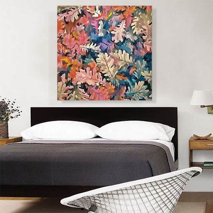 Tree Leaves Home Decor Square