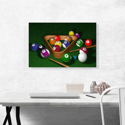 Billiard Balls Painting Home decor