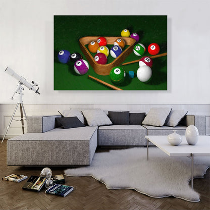 Billiard Balls Painting Home decor