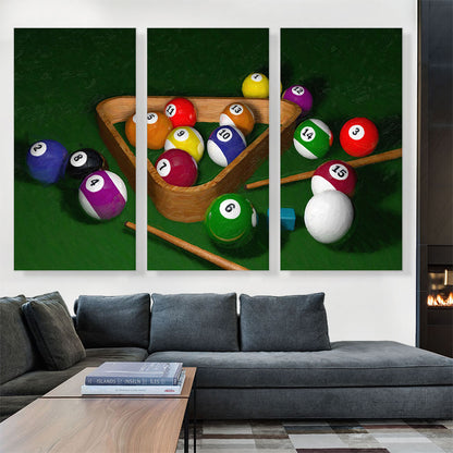 Billiard Balls Painting Home decor