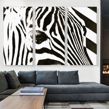 Zebra Stripes Painted Home decor