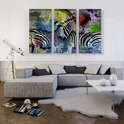 Zebras Modern Art Home decor