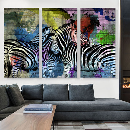 Zebras Modern Art Home decor