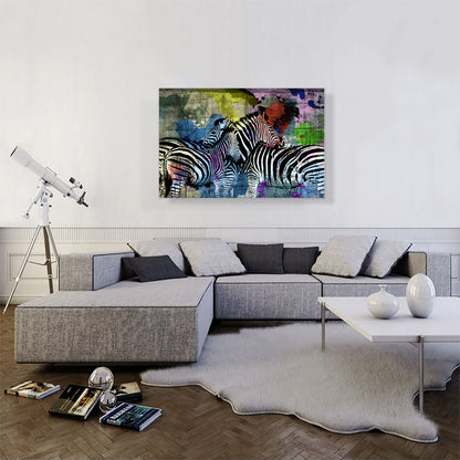 Zebras Modern Art Home decor
