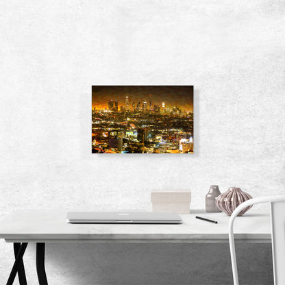 Downtown Los Angeles LA Cityscape Skyline California