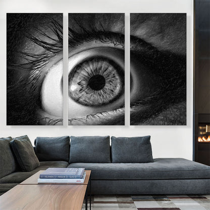 Black And White Eye Home decor