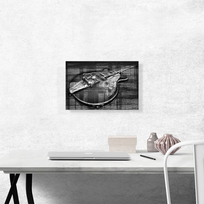 Black And White Guitar Home decor