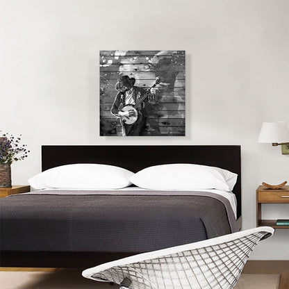 Black And White Guitar Musician Home decor