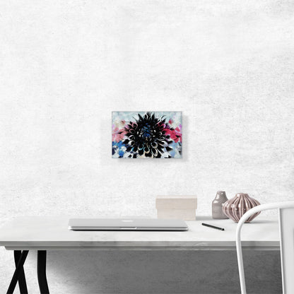 Blue Red Flower Home decor