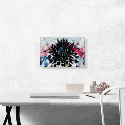 Blue Red Flower Home decor
