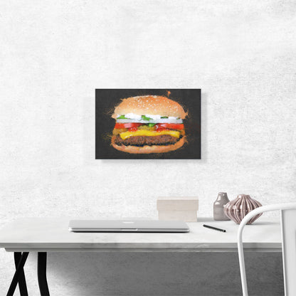 Burger Painting Home decor