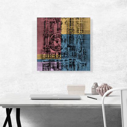 Clock Tower Modern Art Painting Home decor