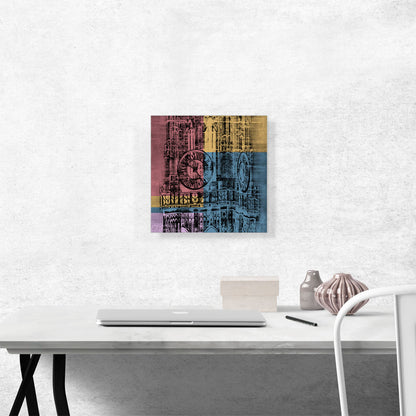 Clock Tower Modern Art Painting Home decor