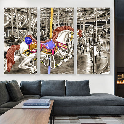 Amusement Park Painting Home decor