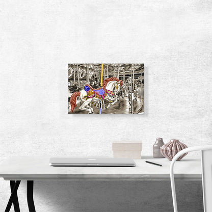 Amusement Park Painting Home decor