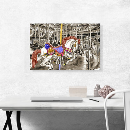 Amusement Park Painting Home decor