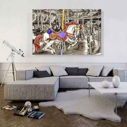 Amusement Park Painting Home decor