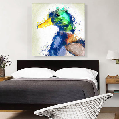 Colorful Duck Painting Home decor