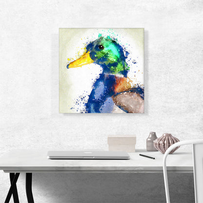Colorful Duck Painting Home decor