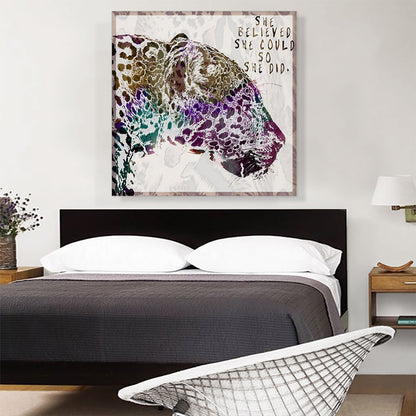Colorful Leopard Home decor