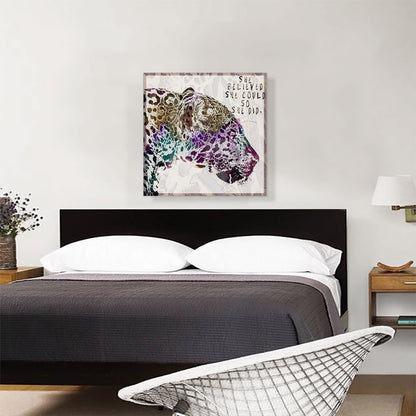Colorful Leopard Home decor