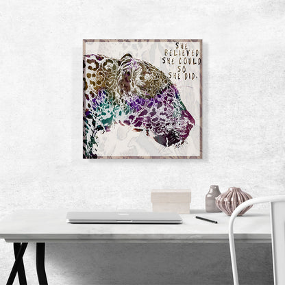 Colorful Leopard Home decor