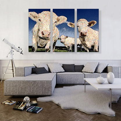 Cows Polka Dots Painting Home decor