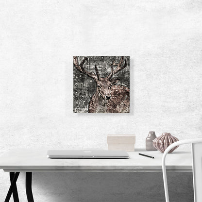 Deer Abstract Painting Home decor