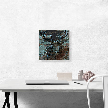 Deer Gray Painting Home decor