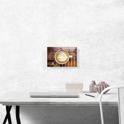 Espresso Coffee Pattern Modern Art Painting Home Decor Rectangle