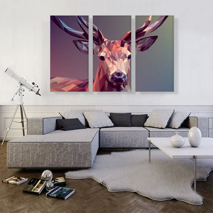 Geometric Deer Home decor