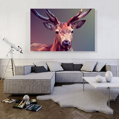 Geometric Deer Home decor