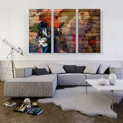 Musician With Guitar Home Decor Rectangle