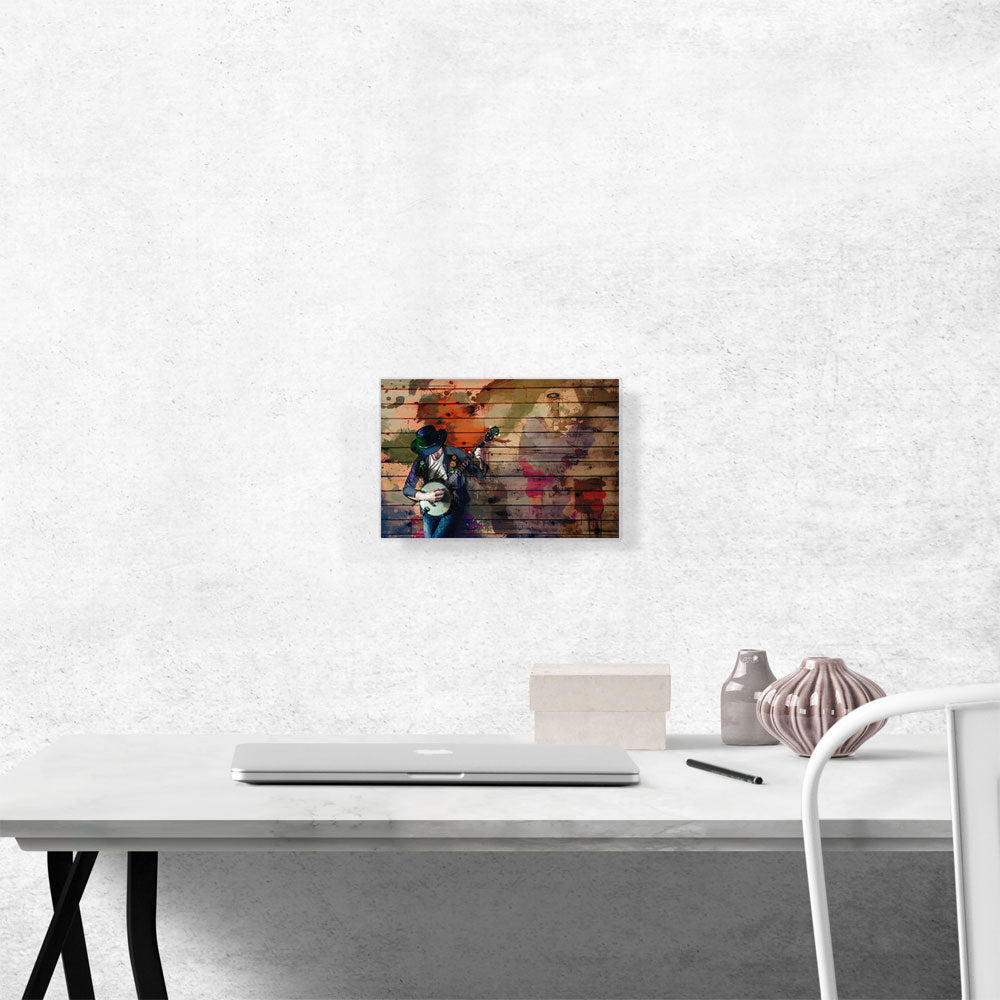 Musician With Guitar Home Decor Rectangle