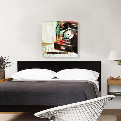 Painted Telephone Home decor