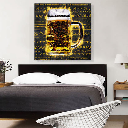 Beer Mug Painting Home decor