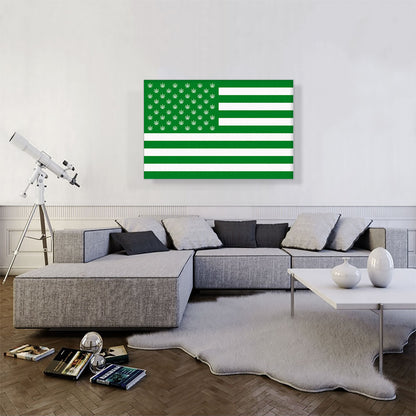 United States of Weed Flag Marijuana Cannabis