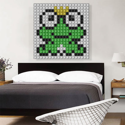 Frog Prince Emoticon Fairy Tale Jewel Pixel