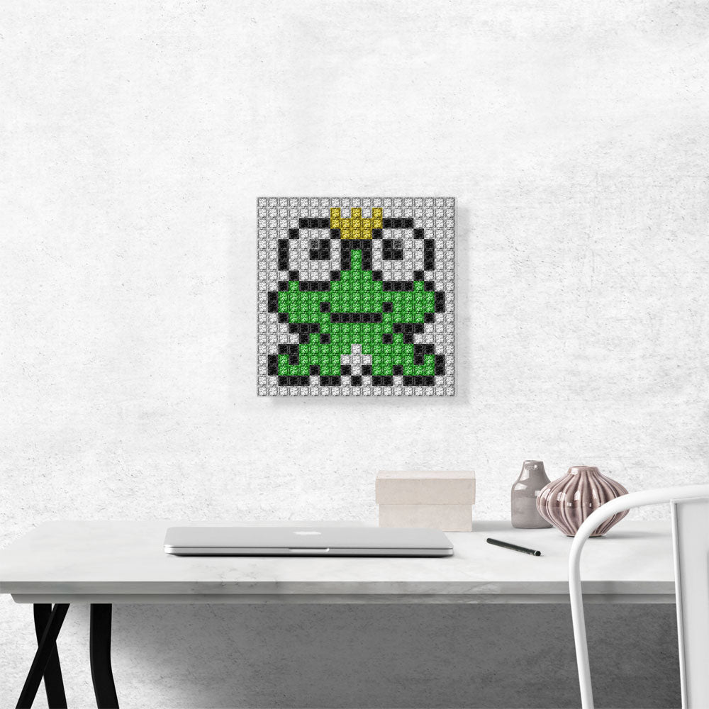 Frog Prince Emoticon Fairy Tale Jewel Pixel