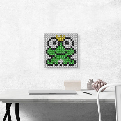 Frog Prince Emoticon Fairy Tale Jewel Pixel