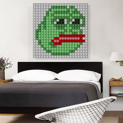Pepe Funny Emoticon Jewel Pixel