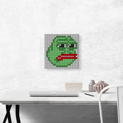 Pepe Funny Emoticon Jewel Pixel